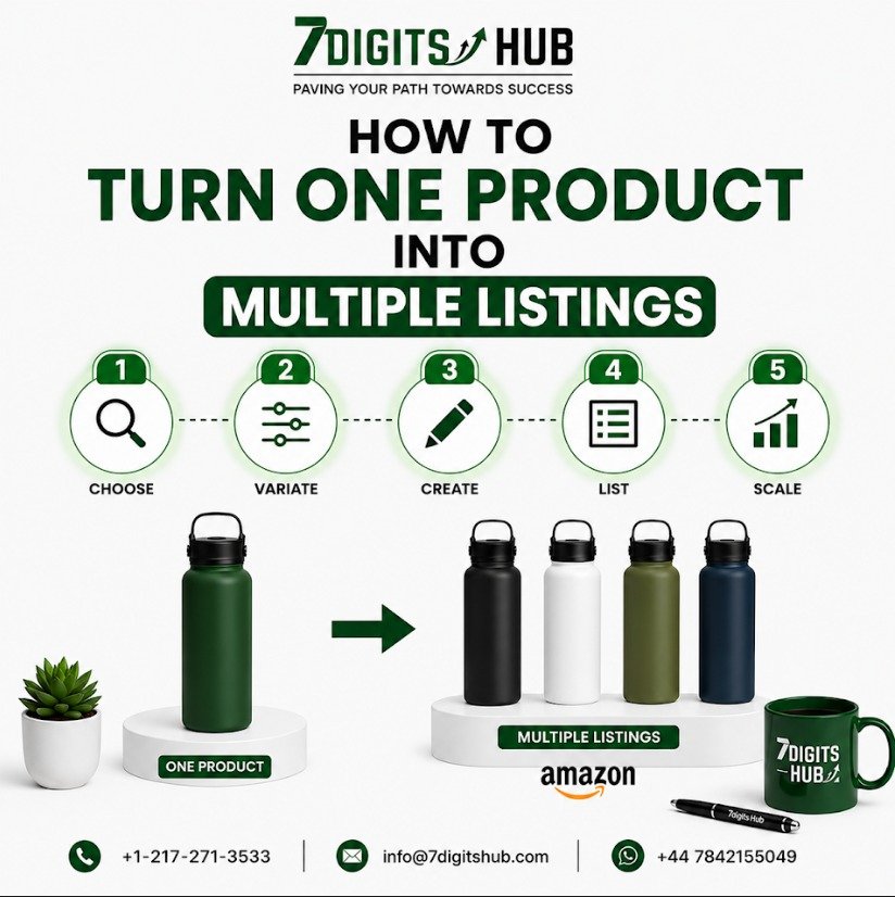 Amazon multiple listings strategy for higher sales