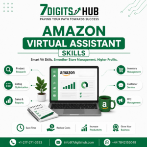 Amazon Virtual Assistant Skills including product research, listing optimization, PPC management, inventory management, customer support, and Amazon store management.